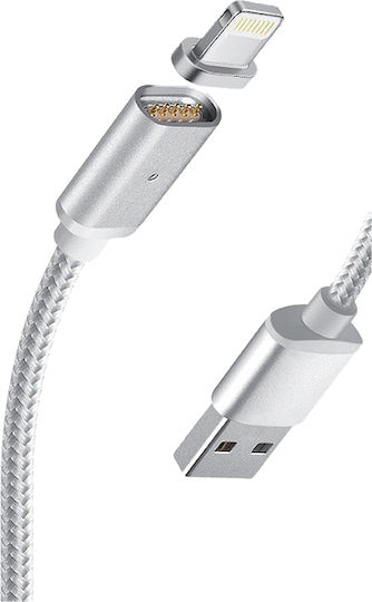 Cartech Magnetisch Abnehmbar USB-A zu Lightning Kabel Rosa 1m (29637)