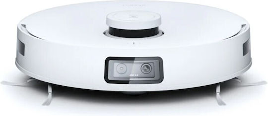 Ecovacs Deebot T10 Turbo Σκούπα Ρομπότ με Χαρτογράφηση Laser & Απορρόφηση 3000Pa White