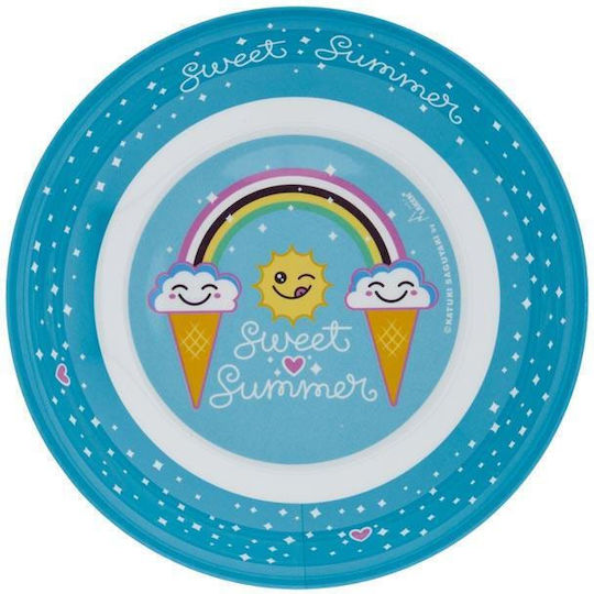 Laken Feeding Set Katuki Saguyaki Sweet Summer made of Melamine 5pcs