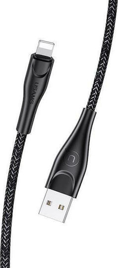Usams SJ097 USB-A to Lightning Cable Black 1m (IPUSBXD01)