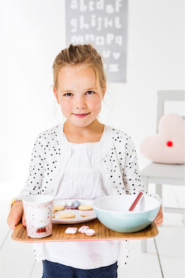 Petit Monkey Baby Food Bowl Μπολ Φαγητού Bear Drops made of Melamine Turquoise