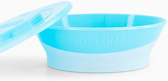 Twistshake Baby Food Bowl Bowl Pastel Blue made of Plastic Blue