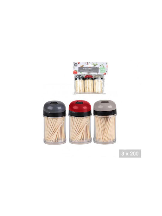 Set Ornamente de Crăciun Scobitori Lemnoase L8xW4xD4cm. 3buc