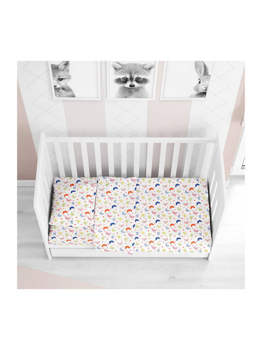 Dimcol Butterfly Multicolour Duvet 120x160cm