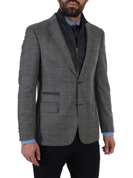 Winter Herrenanzugsjacke Gray