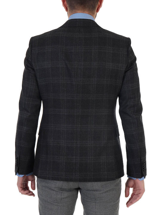Men's Winter Suit Jacket Gray