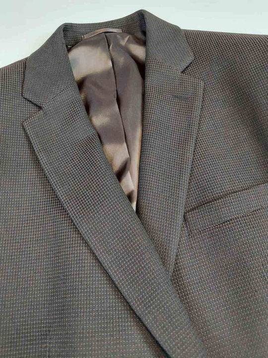 Men's Suit Jacket Brown