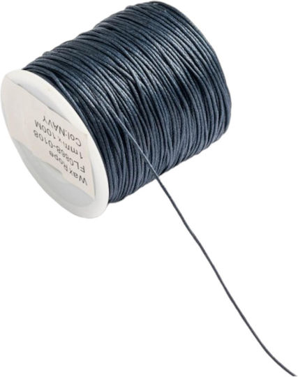 Kyriacou Schnürsenkel Blau 1mm x 100m