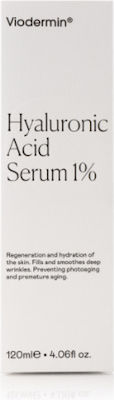 Biodermin Αnti-aging Face Serum Suitable for All Skin Types with Hyaluronic Acid 120ml