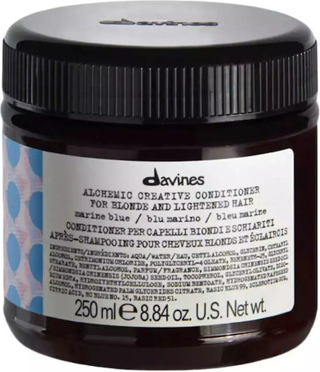 Davines Alchemic Conditioner Διατήρησης Χρώματος για Βαμμένα Μαλλιά Marine Blue 250ml