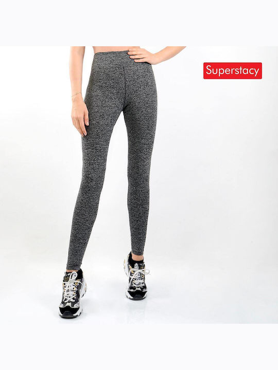 Superstacy Ausbildung Frauen Leggings Hochgeschnitten & Push Up Gray