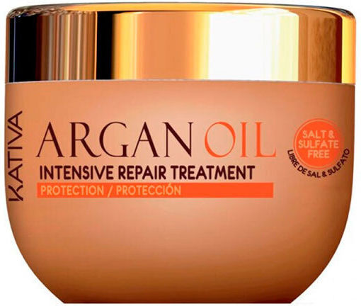 Kativa Argan Oil Μάσκα Μαλλιών για Ενυδάτωση με Argan Oil & Κερατίνη 500ml
