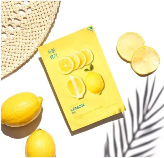 Holika Holika Pure Essence Sheet Lemon Sheet Μάσκα Προσώπου για Αναζωογόνηση Με Centella Asiatica 20ml