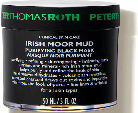 Peter Thomas Roth Irish Moor Mud Purifying Face Black Αnti-ageing Mask 150ml