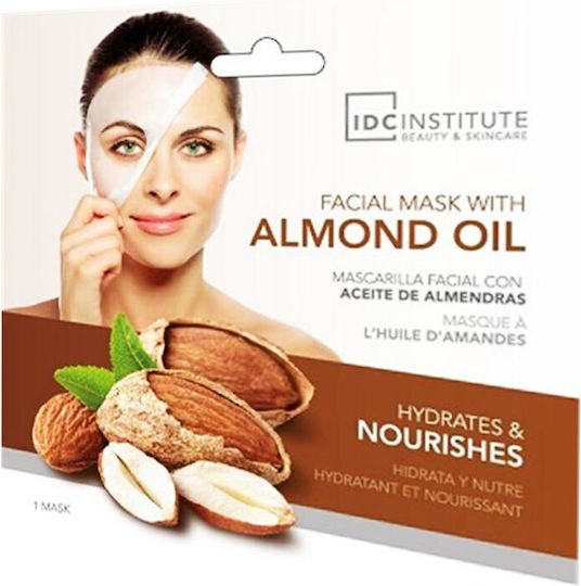 IDC Institute Almond Oil Hydrating & Nourishing Face Moisturizing / Νourishing Mask 22gr