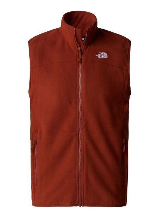 The North Face Glacier 100 Men's Sleeveless Jacket Brown