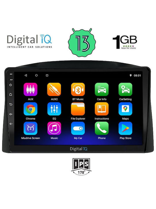 Digital IQ Ηχοσύστημα Αυτοκινήτου για Mini ONE Jeep Grand Cherokee 2005-2007 (Bluetooth/USB/AUX/WiFi/GPS/Android-Auto) με Οθόνη Αφής 10"