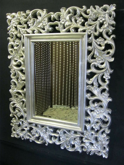 Epiplo-Fos 0200002 Wandspiegel Rechteckig Silber 90x117cm