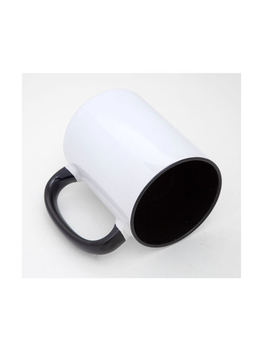 Koupakoupa Hello Κούπα Κεραμική Μαύρη 450ml