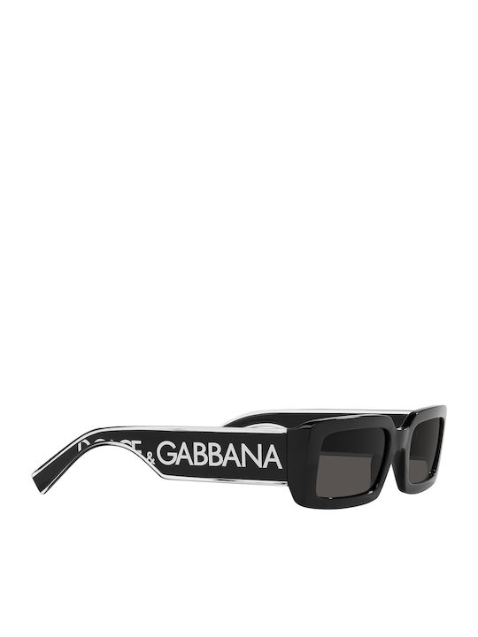 Dolce & Gabbana Γυναικεία Γυαλιά Ηλίου με Μαύρο Κοκκάλινο Σκελετό και Γκρι Φακό DG6187 501/87