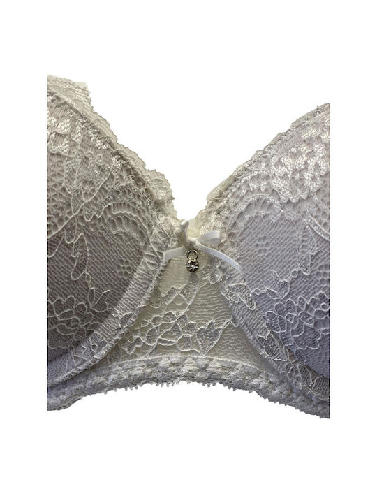 Sielei Push Up Strapless Bra White