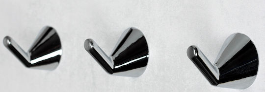 Roline Agățătoare De Perete Metalică Argintie 5x5x5.5cm