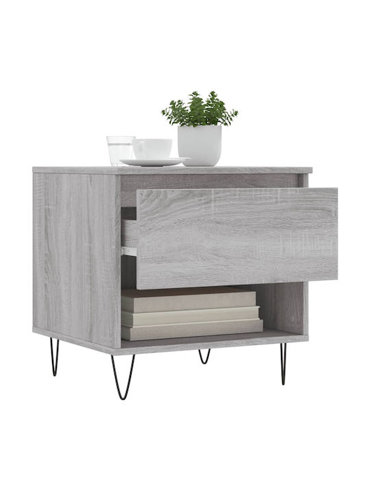 Square Side Table Wooden Grey Sonoma L50xW46xH50cm.