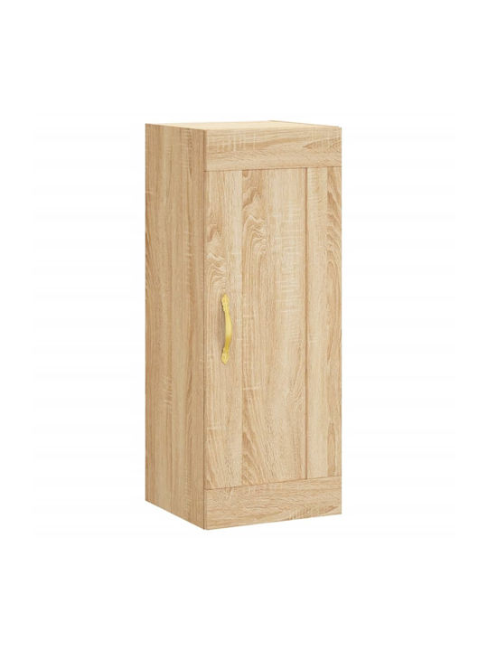 Wall Living Room Cabinet made of Particle Board Sonoma Oak 34.5x34x90cm