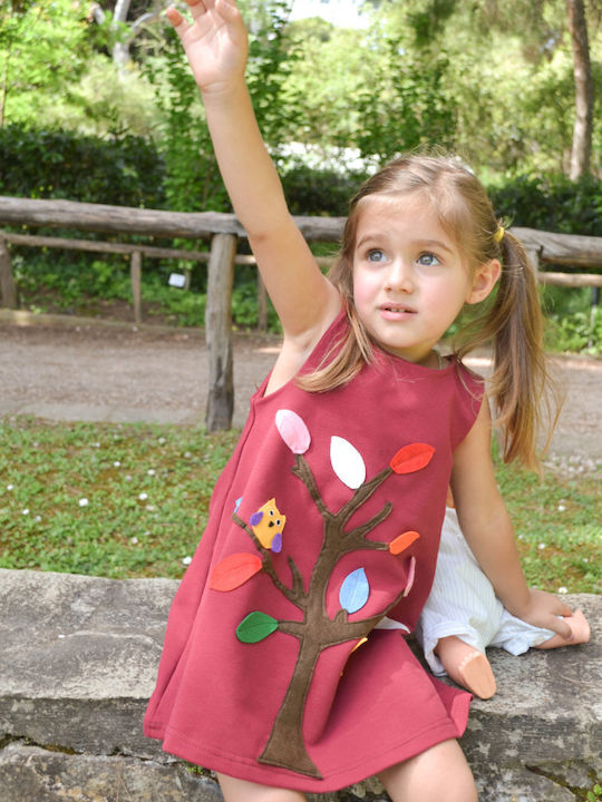 Happy Button Kids Dress Multicolour