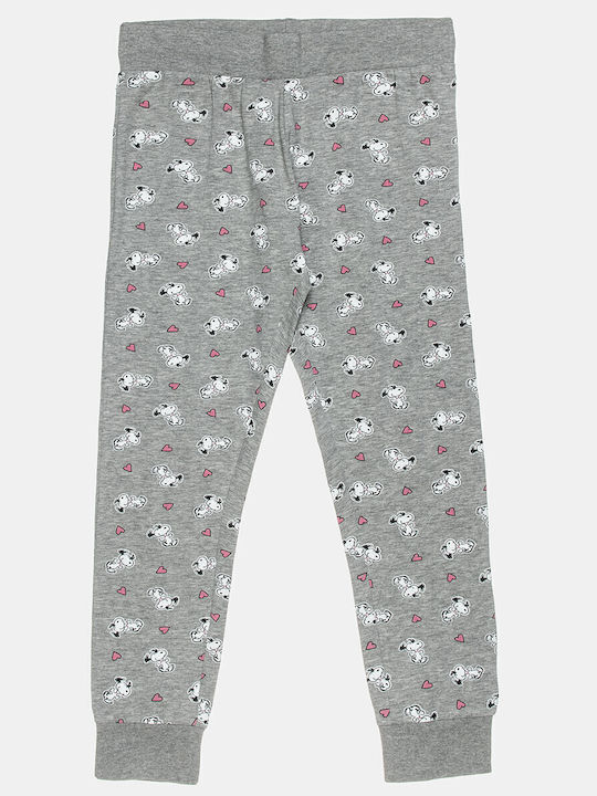 Alouette Kinder Schlafanzug Winterlich Baumwoll Rosa Snoopy