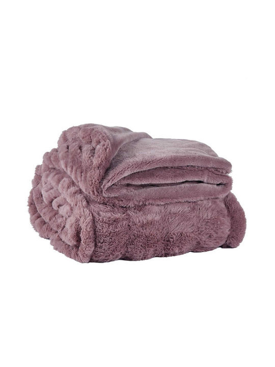 Kentia Blanket Furry King Size 260x230cm Lilah 20 Lilah