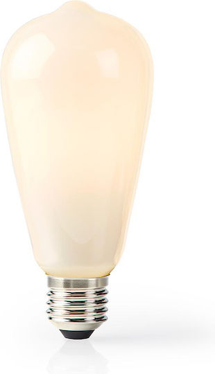 Nedis Bec Smart LED 5W pentru Dulie E27 și Formă ST64 alb cald 500lm Reglabil în intensitate