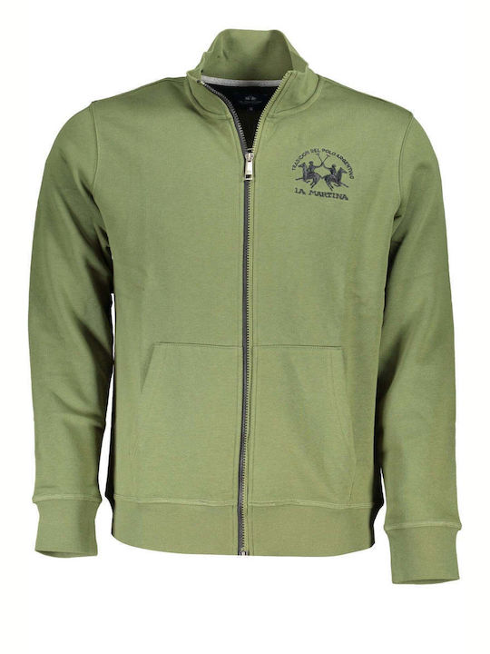 La Martina Men's Sweatshirt Jacket Green