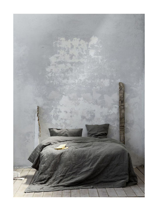 Nima Sheet Super-Double 240x260cm. Linen Dark Grey