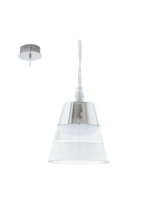 Eglo Pancento Pendant Light Single-Light Transparent