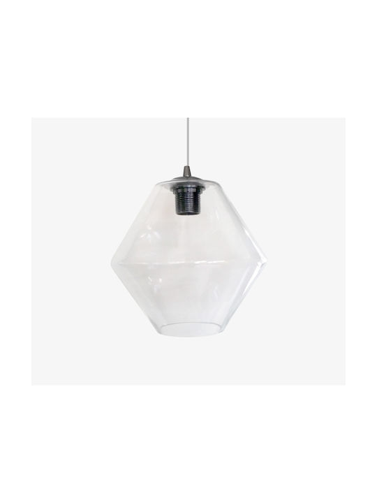 Luma Pendant Light Single-Light for Socket E27 Transparent