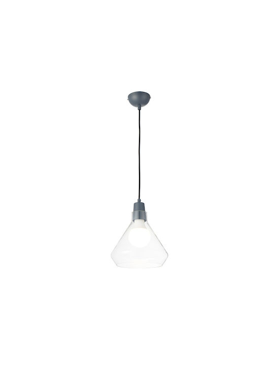 Aca Pendant Light Suspension for Socket E27 Transparent V36035CM