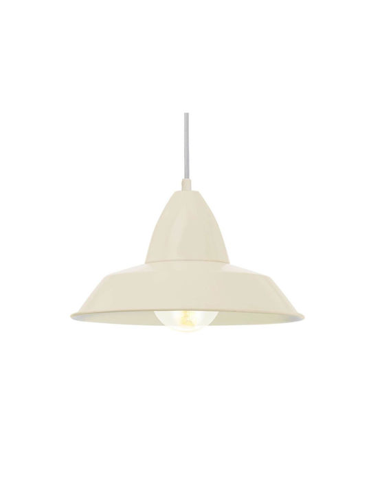 Eglo Auckland Pendant Light Single-Light for Socket E27 White