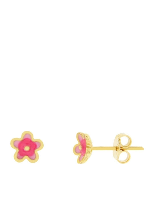 Xrisokosmima Карфоти Детски Обеци от Злато 14K