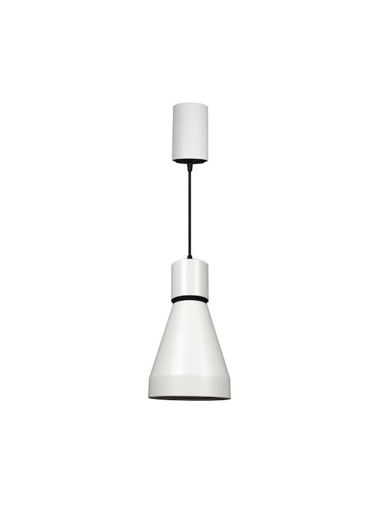 VK Lighting Pendant Light LED Bell White 64173-040118