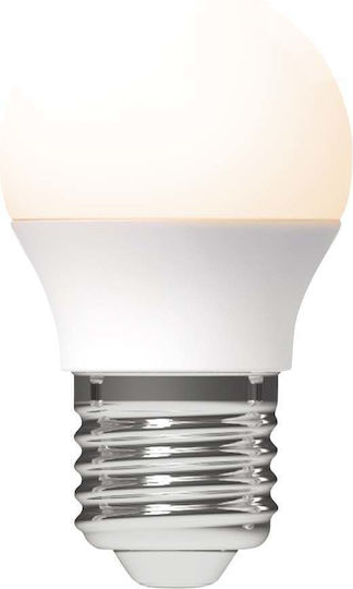123led Λάμπα LED 5.5W για Ντουί E27 και Σχήμα P45 Θερμό Λευκό 470lm Dimmable