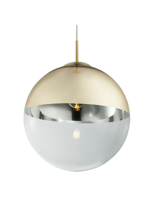 Globo Lighting Varus Pendant Light Gold with Socket E27 33x330x120cm