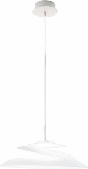 Fabas Luce Aragon Hängelampe Weiß 53x200cm Fabas Luce Aragon Hängelampe Weiß 53x200cm