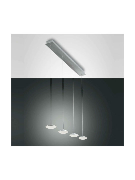 Fabas Luce Hale Pendant Chandelier Rail Silver