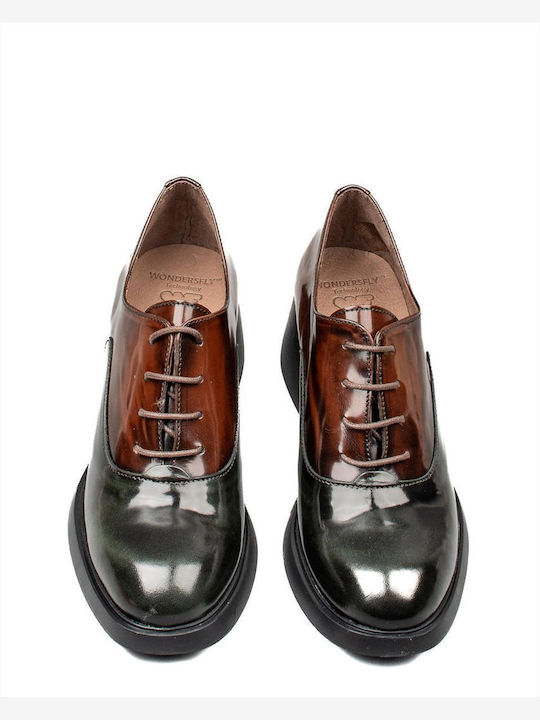 Wonders Botine Oxfords pentru femei Brown