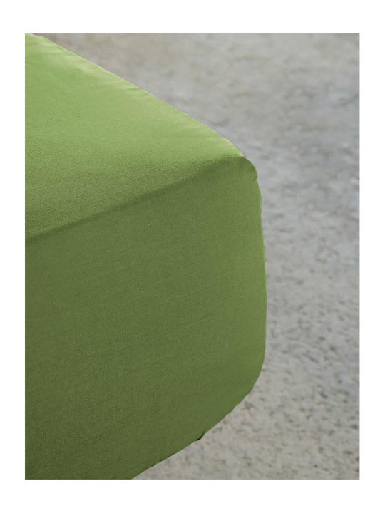 Nima Sheet Super-Double 240x260cm. Unicolors 16366 Green