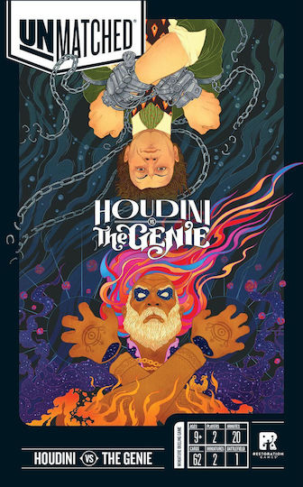 Board Game Houdini vs the Genie for 2 Players 9+ Years Old (EN) Restoration Games
