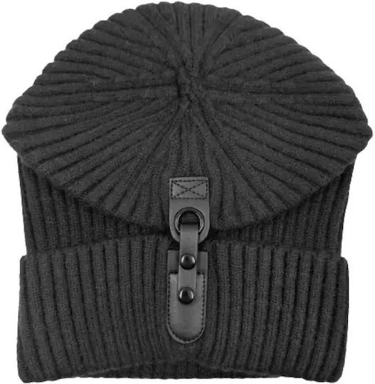 Beanie Beanie Knitted in Black color