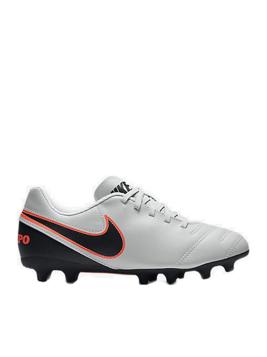 Tiempo Rio III FG Kinder Fußballschuhe und Stollenschuhe mit Tappen Weiß
