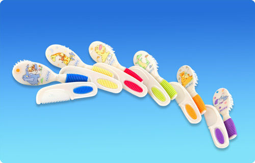 Nuby Βρεφική Βούρτσα Πολύχρωμο